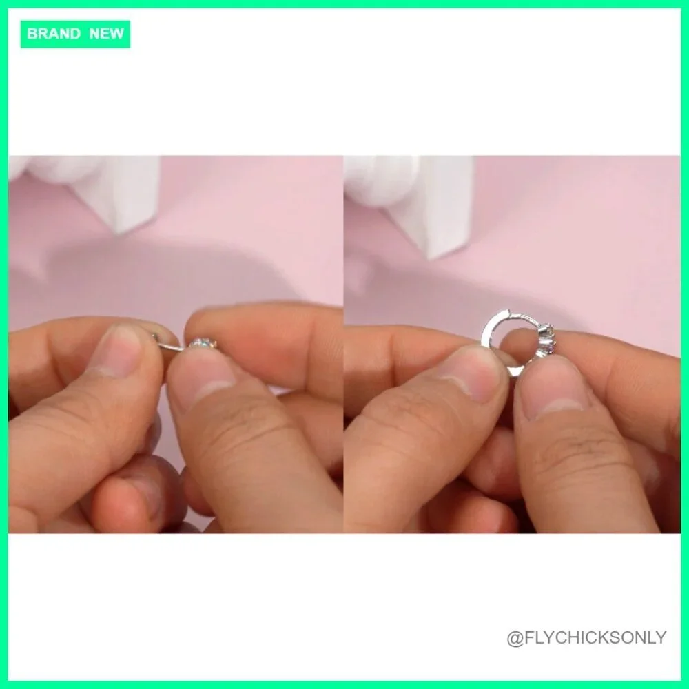 Hypoallergenic Surgical Stainless Steel Earrings Screw Back Stud Hoop